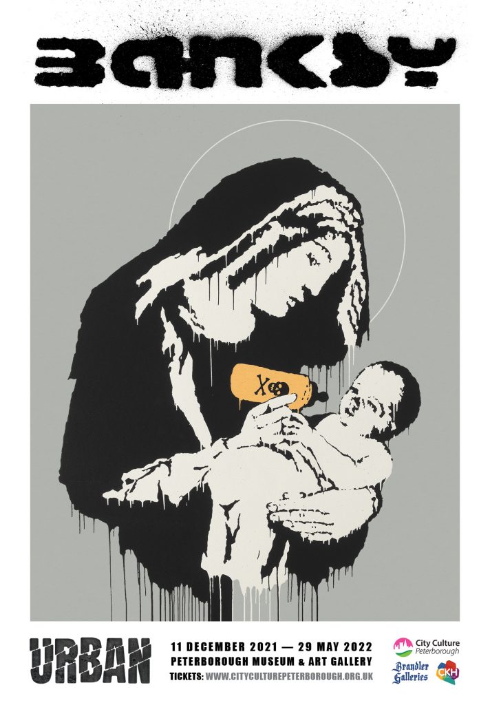 Banksy, Toxic Mary (2021). Courtesy of Off the Wall Gallery, Houston.