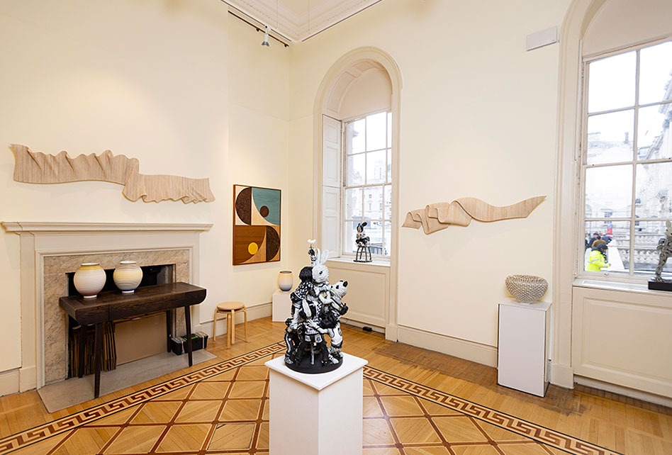 Cube Gallery's display. Photo: David Parry. Courtesy of Collect 2023.