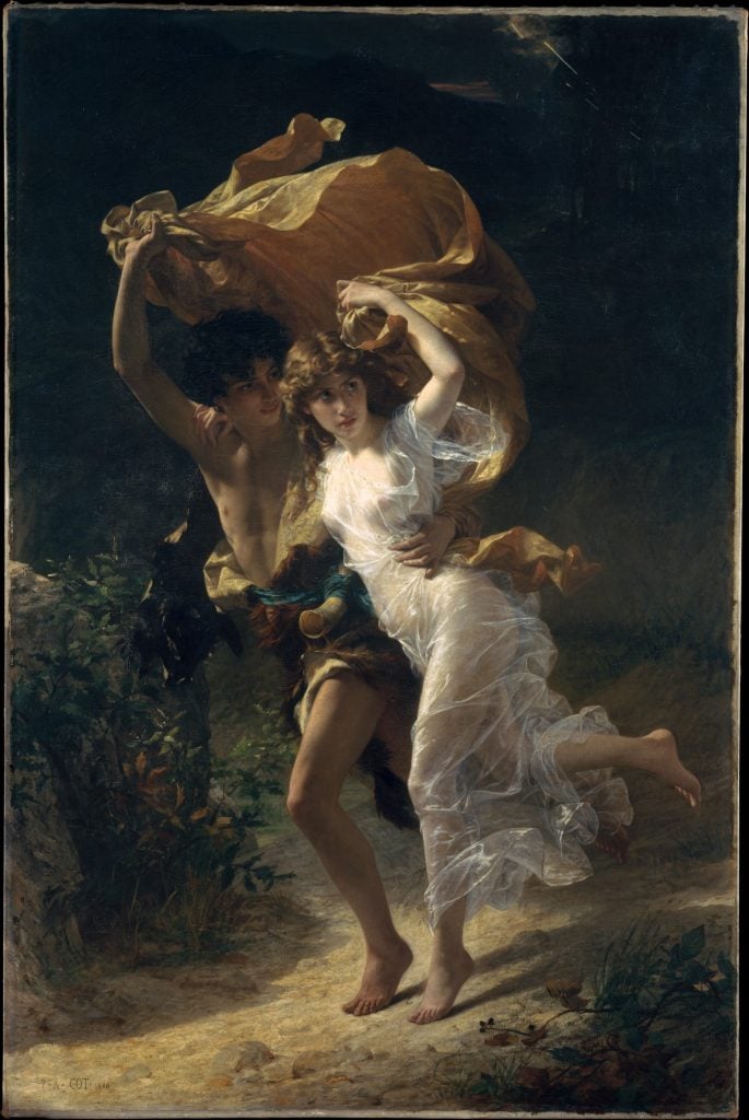 Pierre-Auguste Cot, The Storm (1880). Collection of the Metropolitan Museum of Art.
