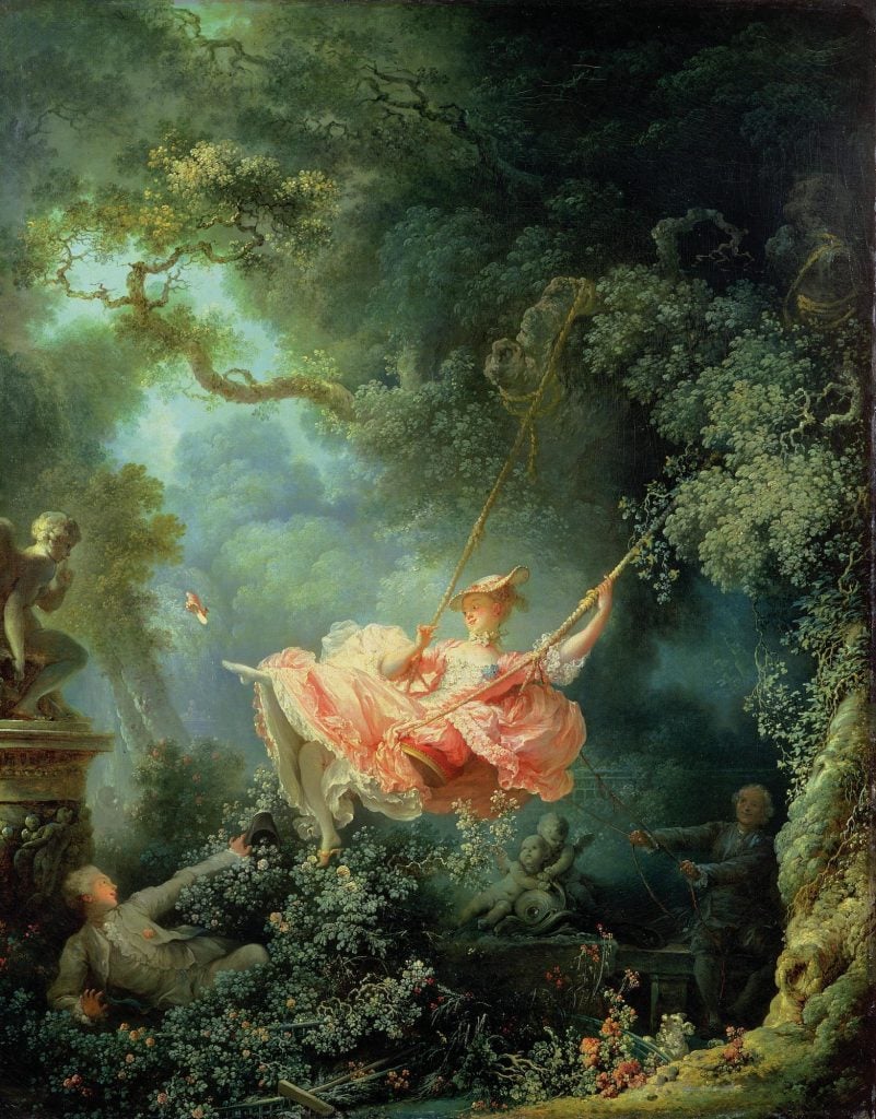 Jean-Honoré Fragonard, The Swing (ca. 1767). Courtesy of the Wallace Collection, London, United Kingdom.