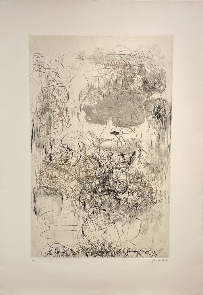 Joan Mitchell, Sunflower VIII (1972). Est. $10,000–$15,000.