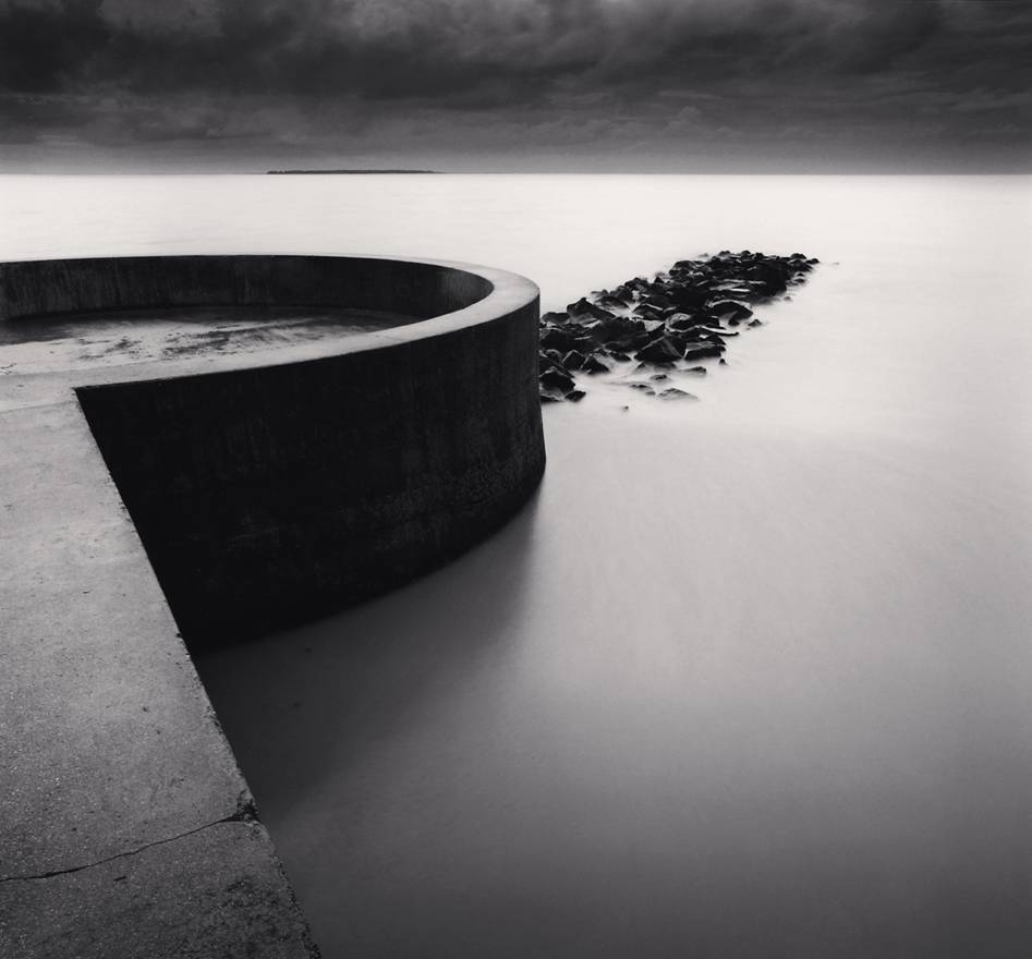 Michael Kenna, Pier's End, Chatelaillon Plage, France (2000). Courtesy of G. Gibson Gallery, Seattle.