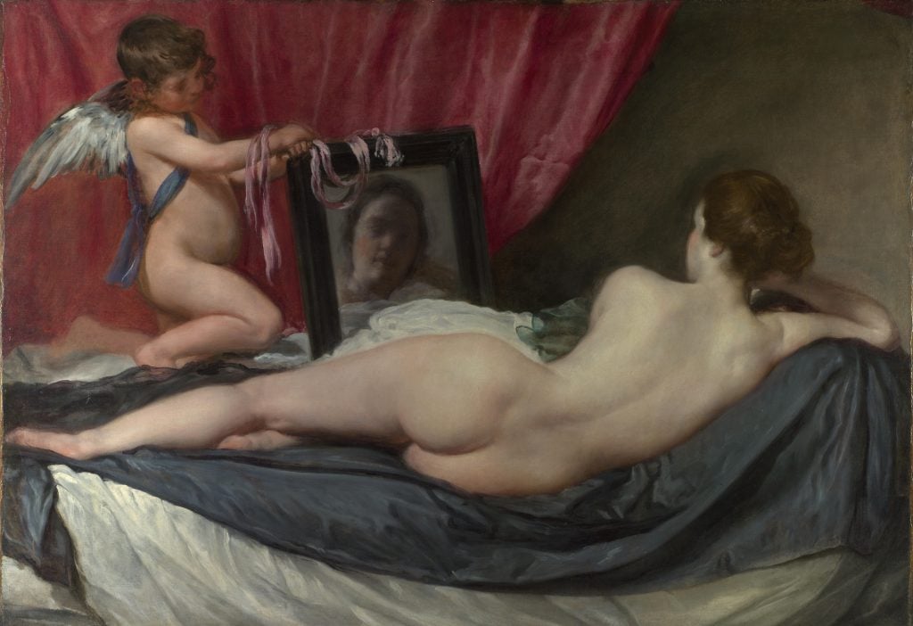 Diego Velázquez, Rokeby Venus (c. 1647–51). Collection of the National Gallery, London.