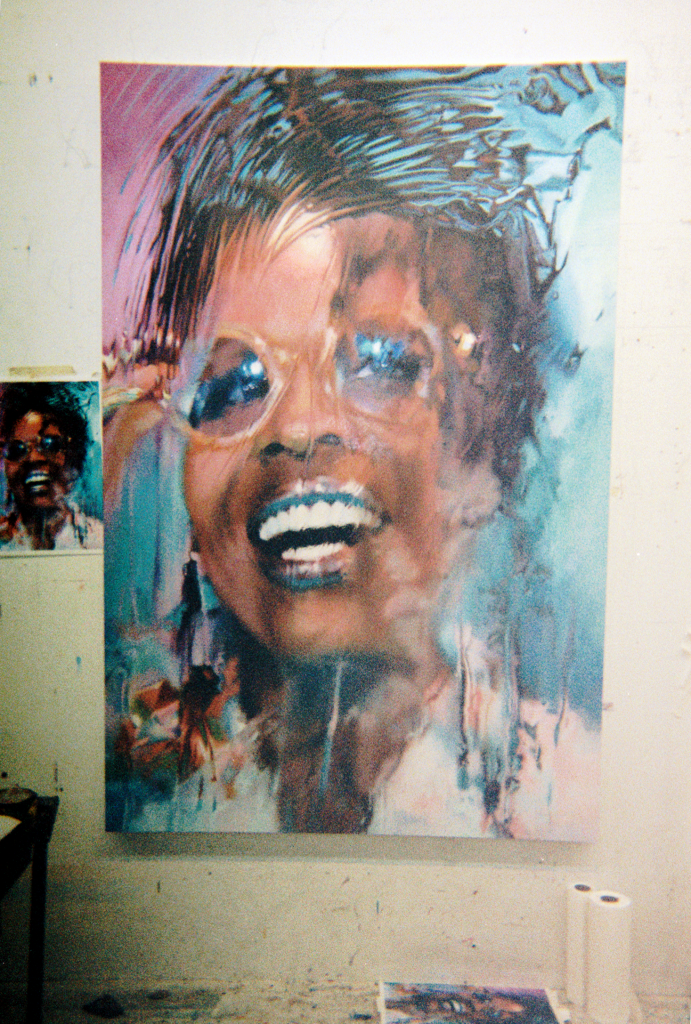 WIP of the best dancer I know in NY, Mickalene Thomas, who’s incidentally a fucking great artist too!