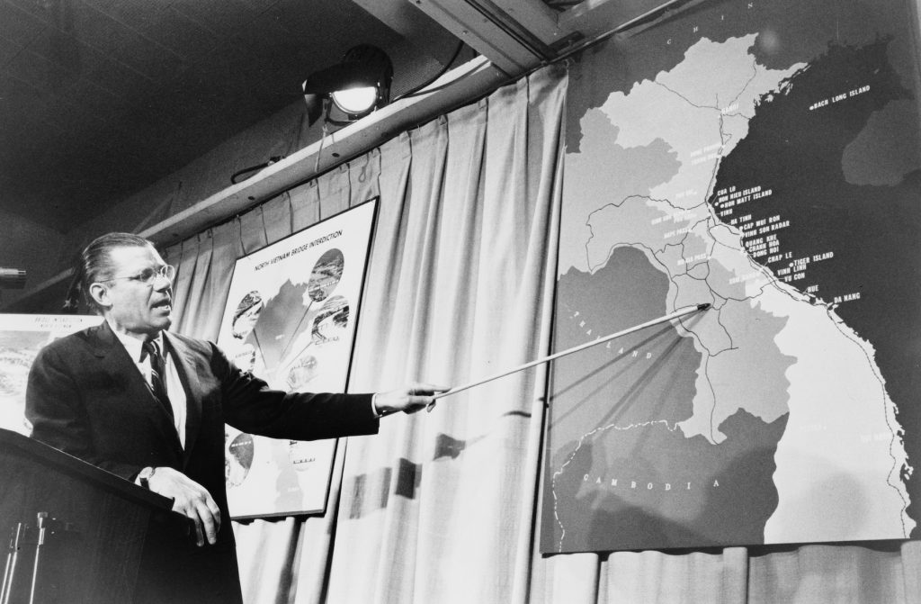 American politician US Secretary of Defense Robert McNamara