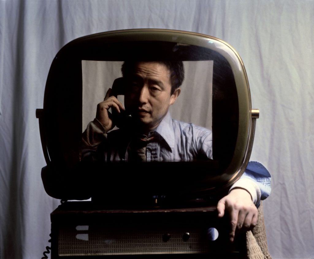 Nam June Paik in 1982. Photo courtesy of Greenwich Entertainment.