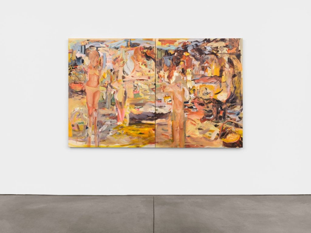 Cecily Brown, Nudity, Language, Smoking, (2023). Courtesy of the artist and Paula Cooper Gallery.