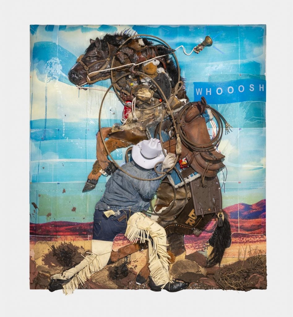 Mike Shultis, Wrangler (2022). Courtesy of the artist and Carl Kostyal Gallery.