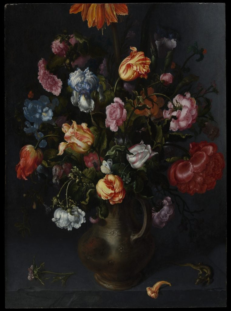 Jacob Vosmaer, A Vase with Flowers (ca. 1613). Collection of the Metropolitan Museum of Art, New York.
