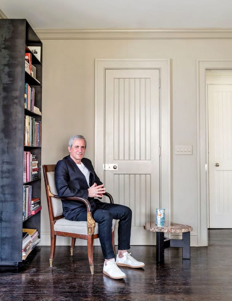 Portrait of Dennis Freedman in his Hamptons home. Photo: Stefan Ruiz. Courtesy of Dennis Freedman.