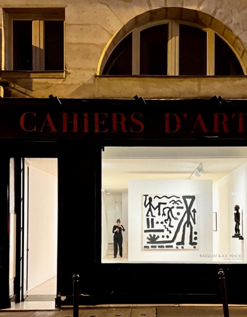 "Basquiat &amp; A.R. Penck" at Cahiers D'Art in Paris. Courtesy: Alexander DiPersia
