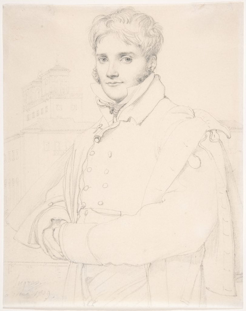 Jean Auguste Dominique Ingres, Merry Joseph Blondel (1809). Collection of the Metropolitan Museum of Art, New York.