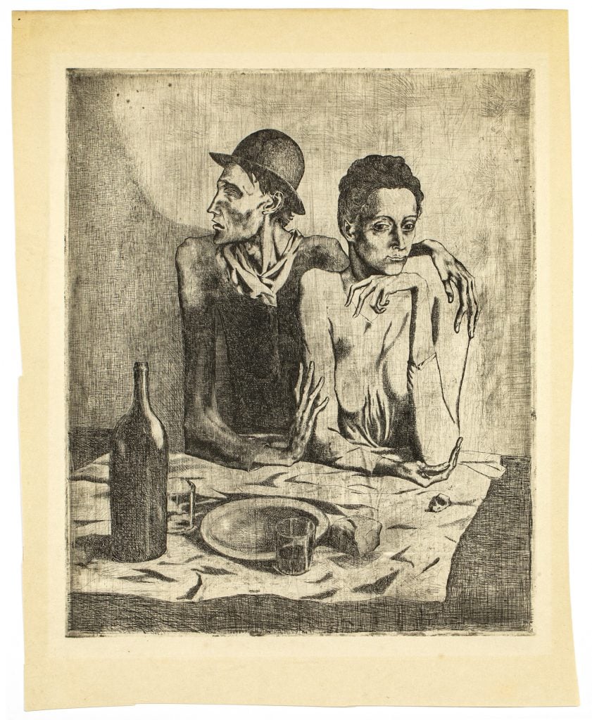 Pablo Picasso, Les Frugal Image courtesy John Szoke Gallery.