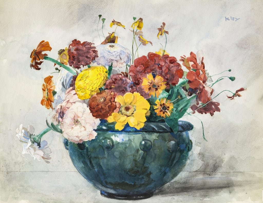 Heinrich Kley, Bouquet of Flowers (ca. 1920). Courtesy of Kunkel Fine Art, Munich.