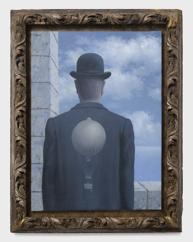 René Magritte, Sans famille (1958). Photo by Andreas Zimmermann. Image courtesy of LGDR.