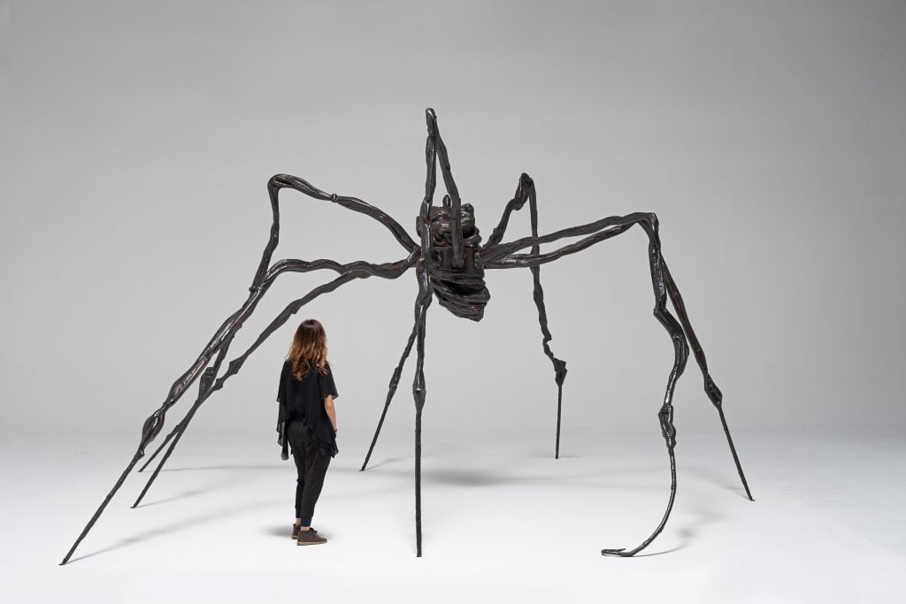 Louise Bourgeois, Spider (1996). Photo by Edouard Fraipont. Image courtesy Sotheby's.