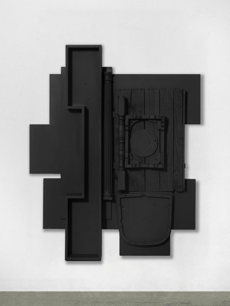 Louise Nevelson, Ohne Titel (ca. 1982). Courtesy of Gió Marconi Gallery, Milan, and Galerie Michael Haas, Berlin.