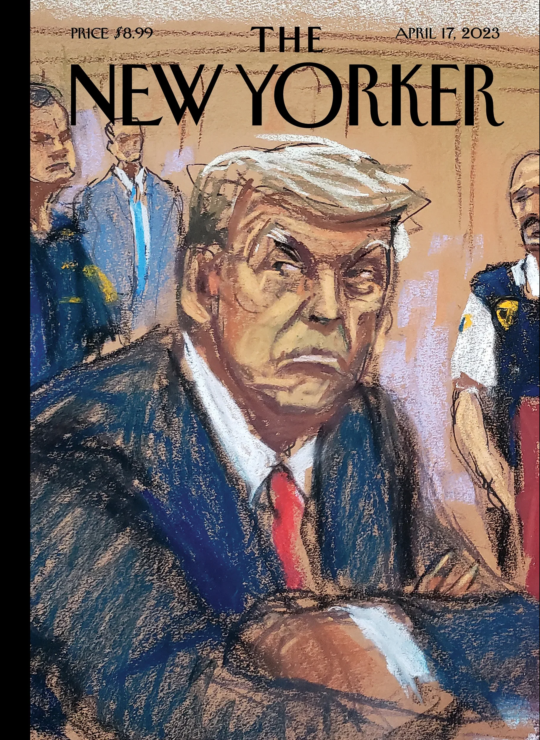 The cover of The New Yorker, April 17 edition. Photo: The New Yorker.