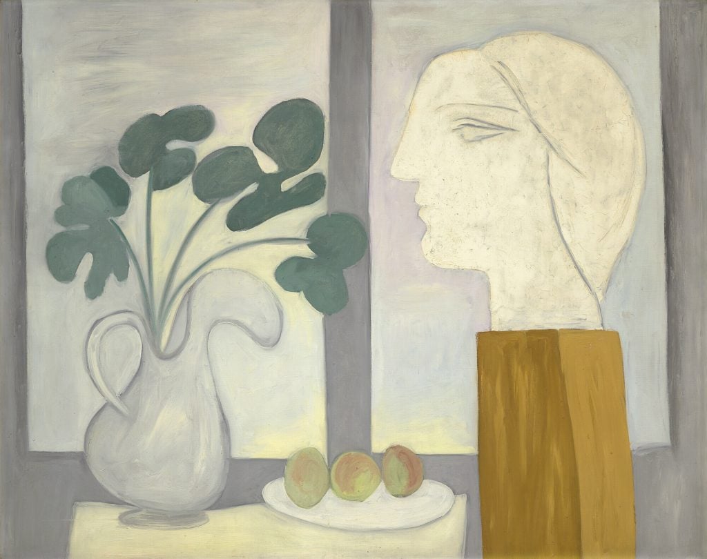Pablo Picasso, Nature morte à la fenêtre, painted on January 18, 1932. Courtesy of Christie's.