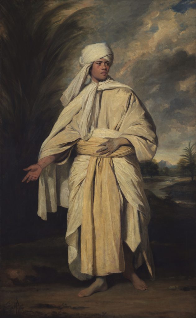 Sir Joshua Reynolds, <i>Portrait of Mai (Omai)</i> (c. 1776). Image courtesy of National Portrait Gallery, London and Getty.