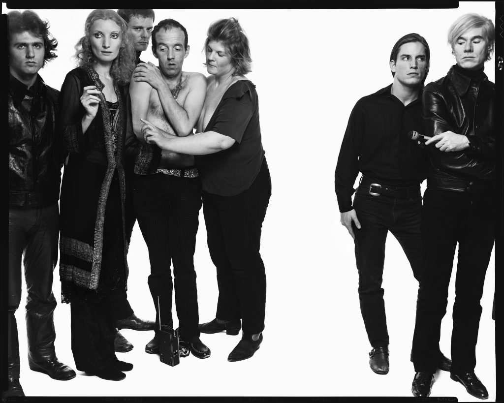 Richard Avedon (American, 1923–2004) Outtake from Andy Warhol and members of The Factory October 9, 1969 Gelatin silver print 8×10in.(20.3×25.4cm) The Richard Avedon Foundation © The Richard Avedon Foundation