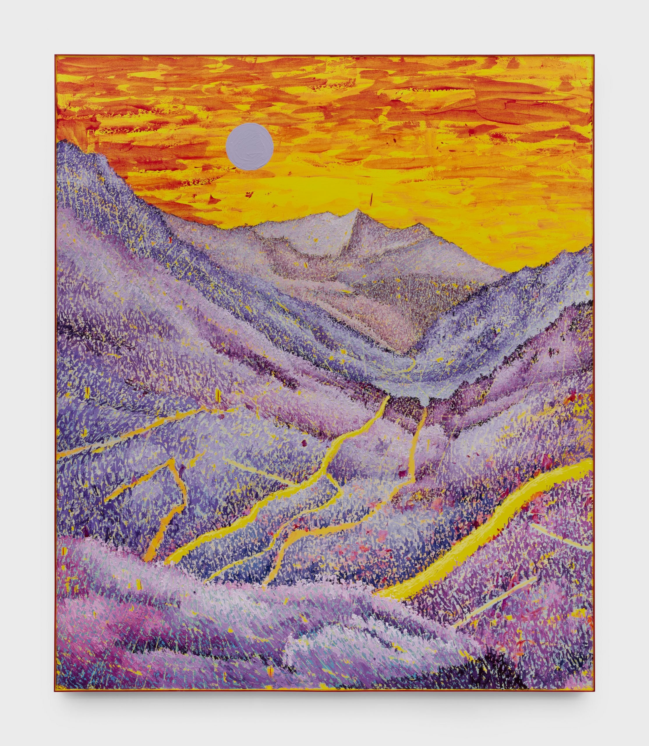 Ross Caliendo, Lilac Moon (2022. Courtesy of Ross+Kramer Gallery, New York.