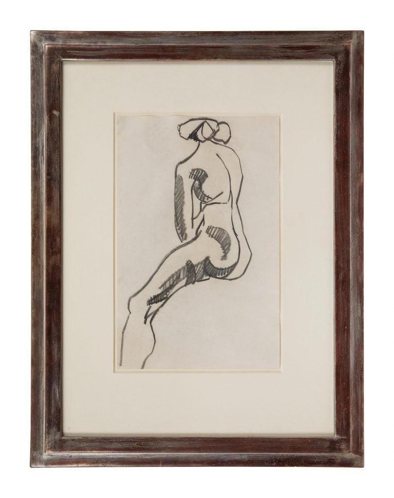 Henri Gaudier-Brzeska, Seated Female Nude (1913). Courtesy of Sloane Street Auctions, London.