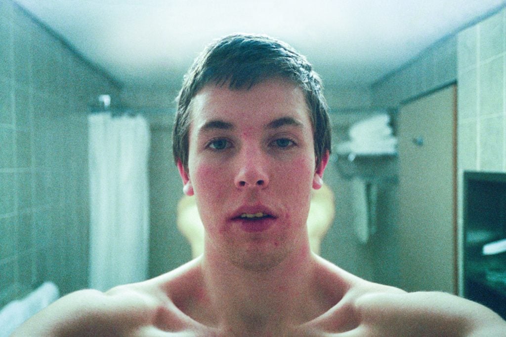 Ryan McGinley, Self Portrait (Bathroom) 2000.