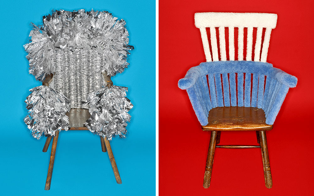 Artisanal chairs by Loewe. Courtesy of Loewe.