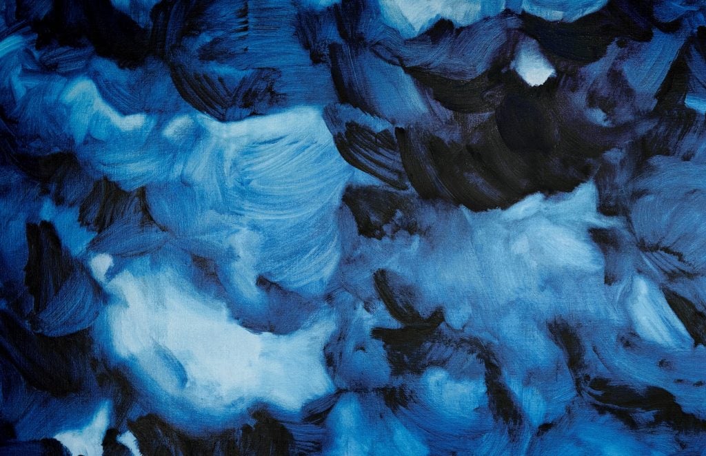 Zhao Zhao, detail from Sky Series 5 (2014–2015). Est. $60,000–$80,000.