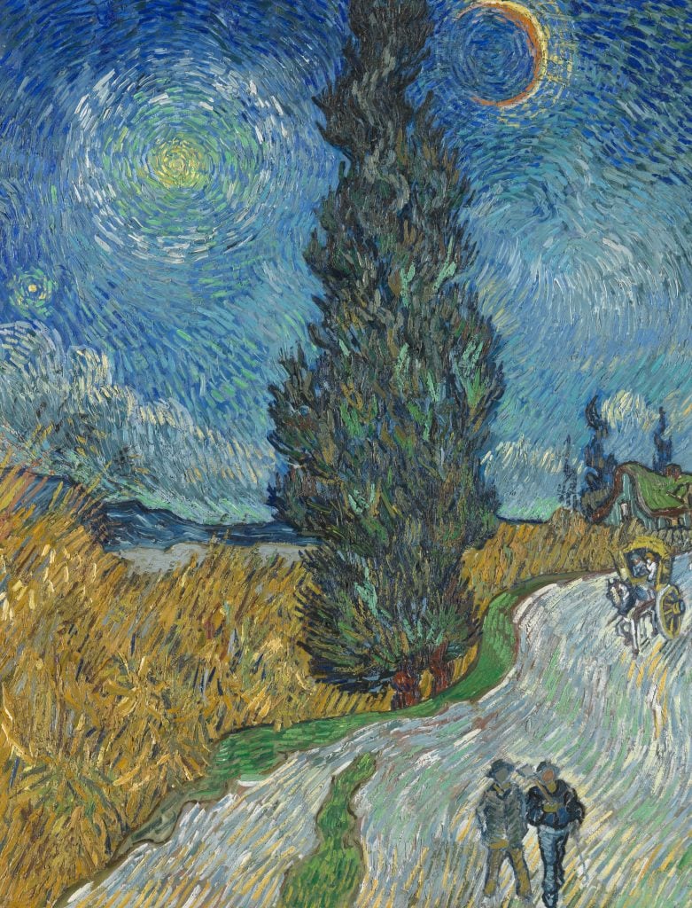 Vincent van Gogh, <em>Country Road in Provence by Night</em> (1890). Collection of the Kröller-Müller Museum, Otterlo, the Netherlands. Photo by Rik Klein Gotink.
