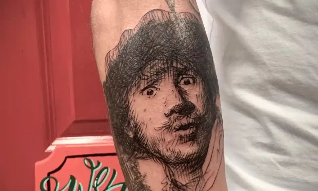 Now you can get a Rembrandt tattoo at the Rembrandt House Museum in Amsterdam. Photo courtesy of Henk Schiffmacher and Veldhoen/Museum Rembrandthuis.