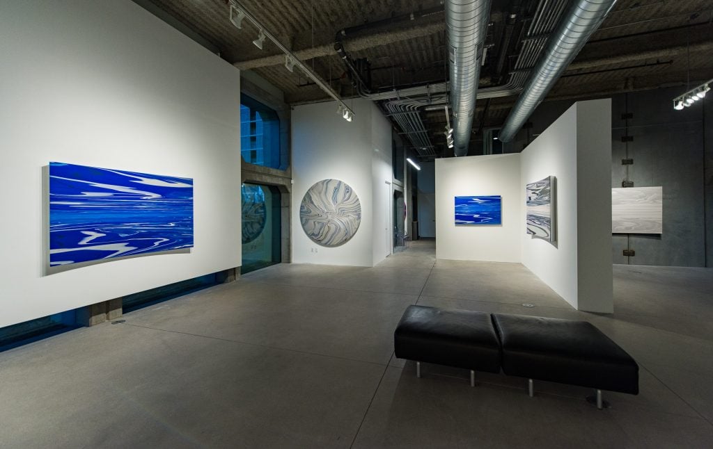Installation view of "Andy Moses: Desert Light" (2023). Courtesy of Bentley Gallery, Phoenix.