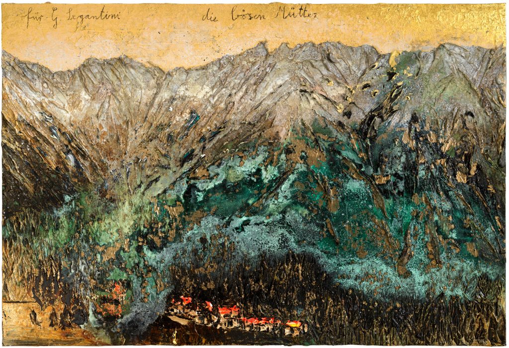 Anselm Kiefer, Für G. Segantini - die bösen Mütter (2022). Photo: Georges Poncet. Courtesy of the artist and Villepin, Hong Kong.