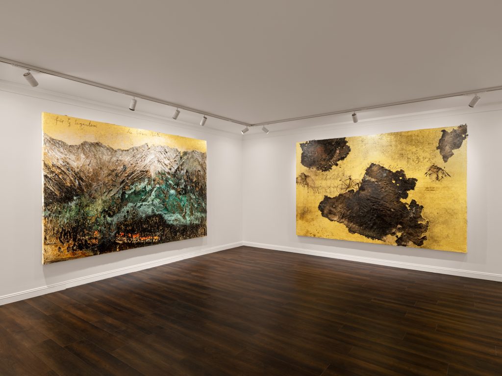 Installation view of "Anselm Kiefer: Golden Age" (2023). Courtesy of Villepin, Hong Kong.
