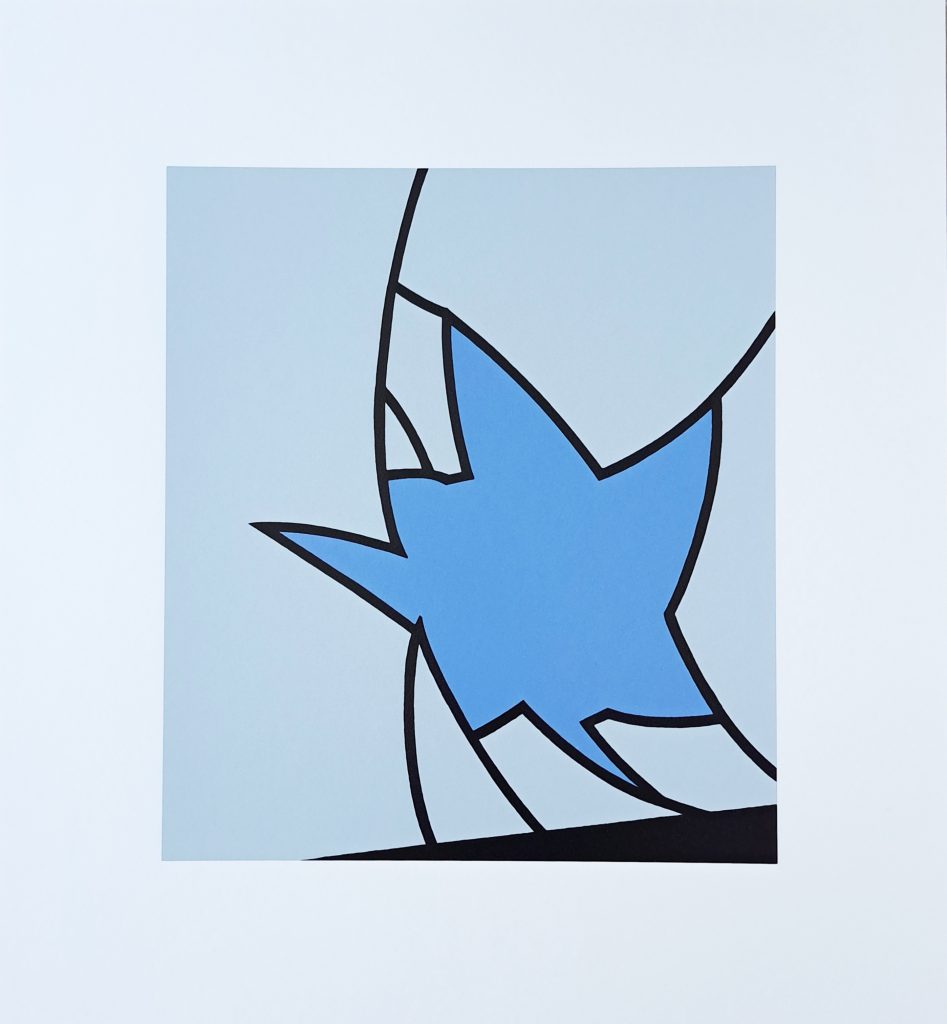 Patrick Caulfield, Untitled Laforgue Print 24 - (Broken Window). An edition of 100. Published by Patrick Caulfield Editions. Printed by Make-Ready, 2022.