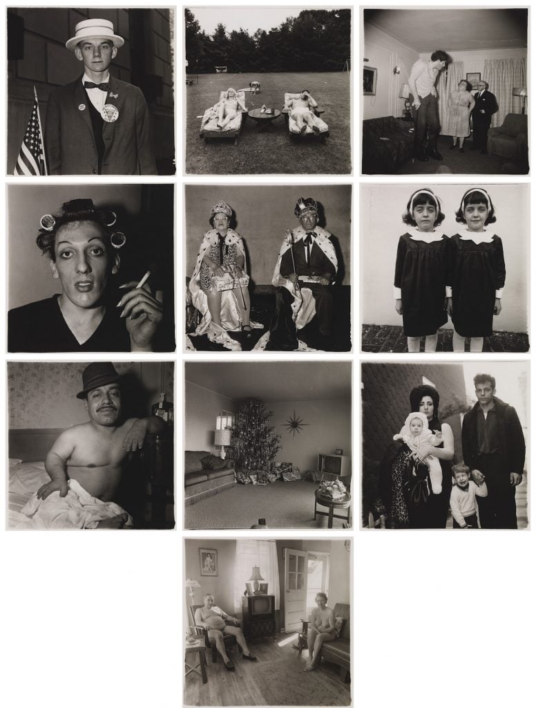 Diane Arbus, A box of ten photographs of New York scenes (1970). Image courtesy Christie's .