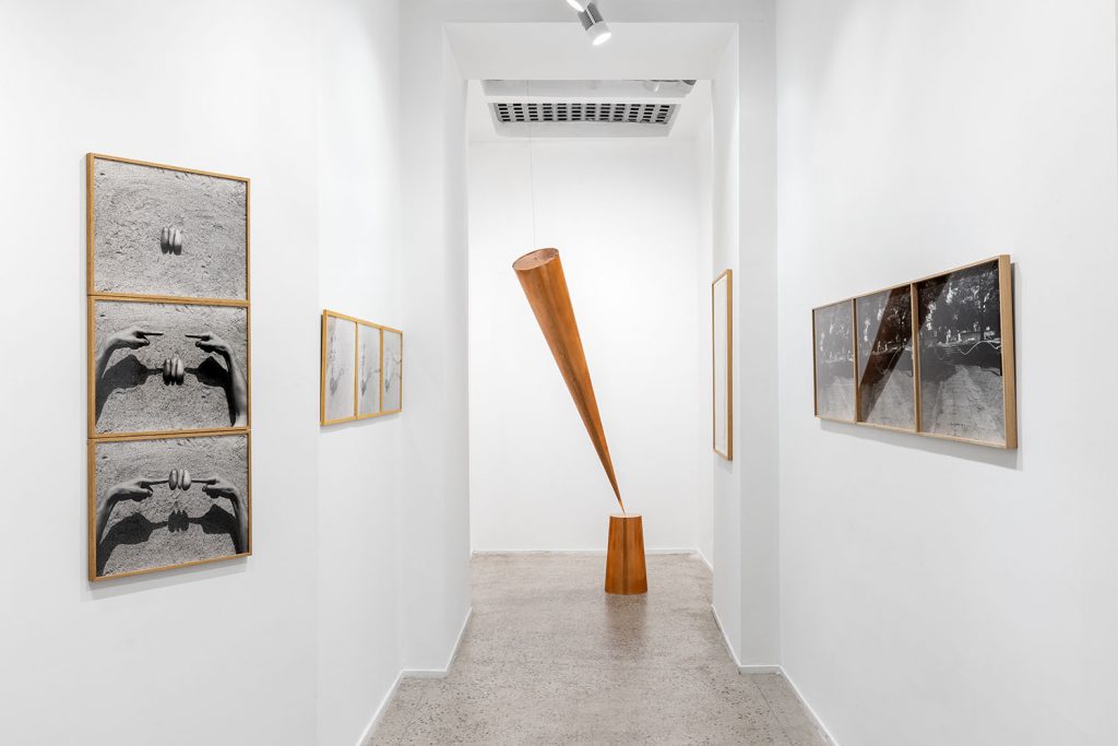Installation view of "Keiji Uematsu: Looking on the past from the future" (2023). Courtesy of Baudoin Lebon, Paris.