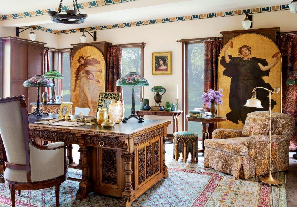 Interior view of Temple of Wings, Ann and Gordon Getty's home in Berkeley, California. Courtesy of Christie's. © Lisa Romerein/OTTO.