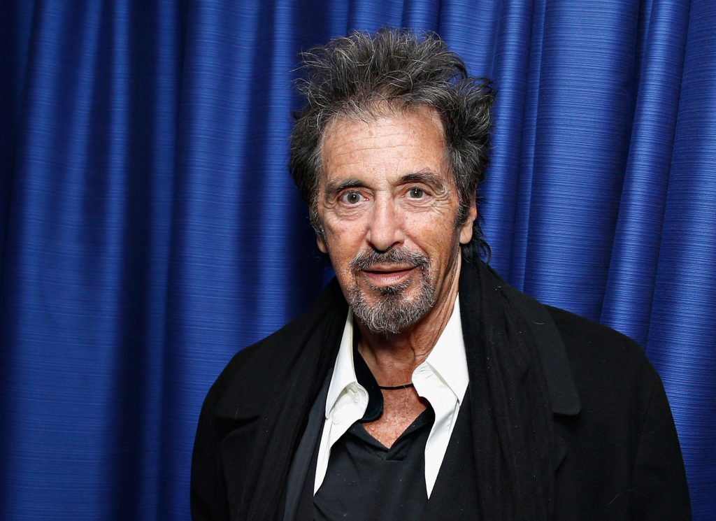 Actor Al Pacino visits the SiriusXM Studios on January 21, 2015 in New York City. Photo: Cindy Ord/Getty Images for SiriusXM.