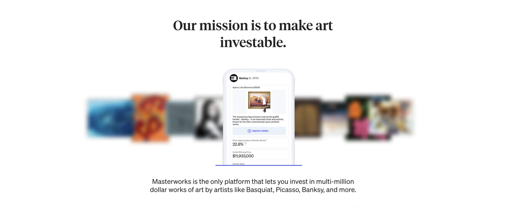 Masterworks, an Innovative New Investment Platform, Is Bringing Blue