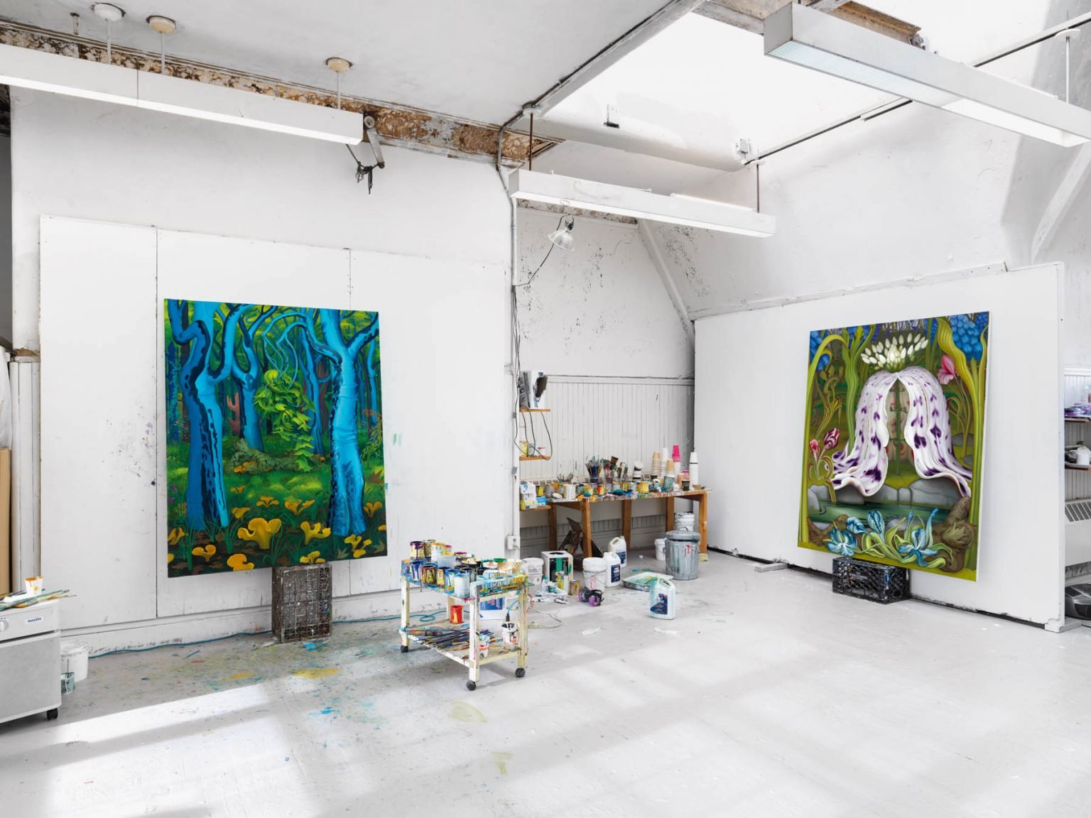 In Her Manhattan and Maine Studios, Artist Inka Essenhigh Creates ...