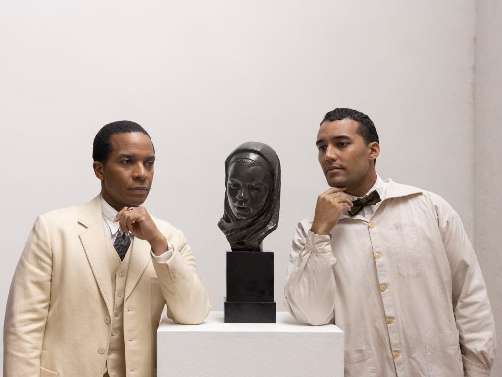 Isaac Julien, <i>In the Life (Iolaus), Once Again ... (Statues Never Die)</i> (2022). ©Isaac Julien. Courtesy the artist and Victoria Miro.