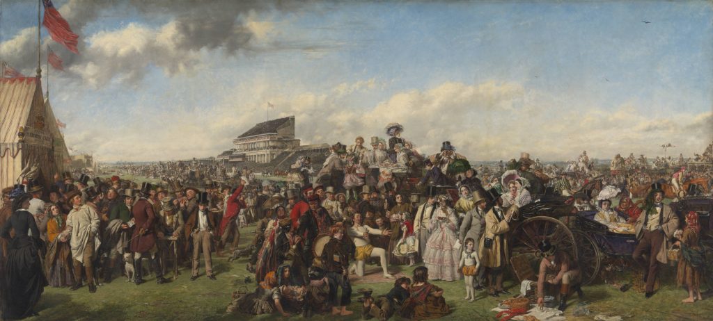 William Powell Frith, The Derby Day (1856-8). Photo: Tate Photography.