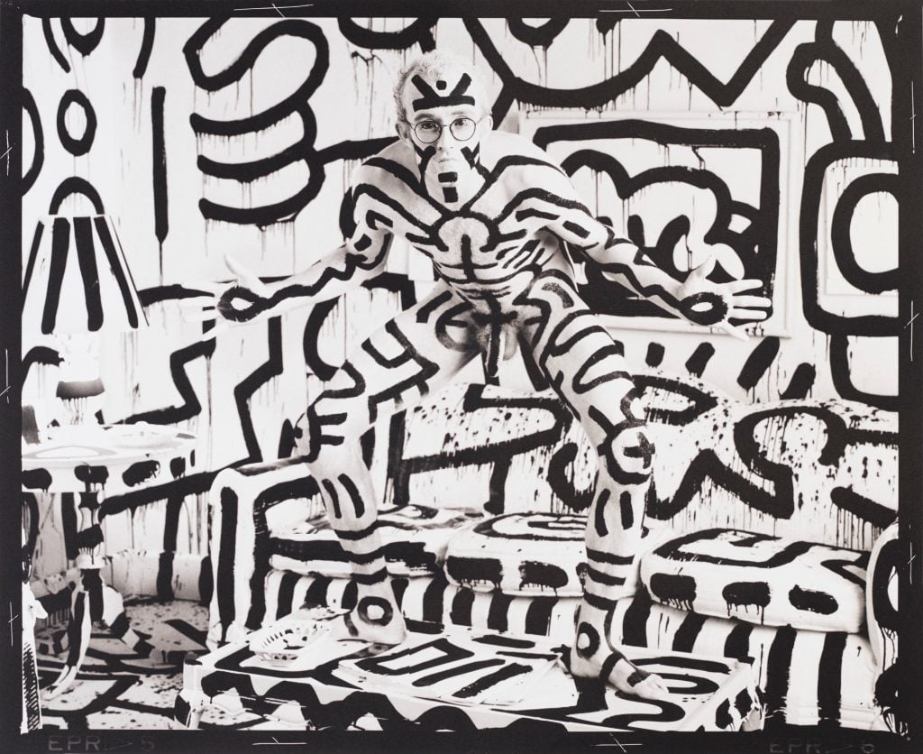 Annie Leibovitz, Keith Haring, New York (1986). Est. $40,000–$60,000.