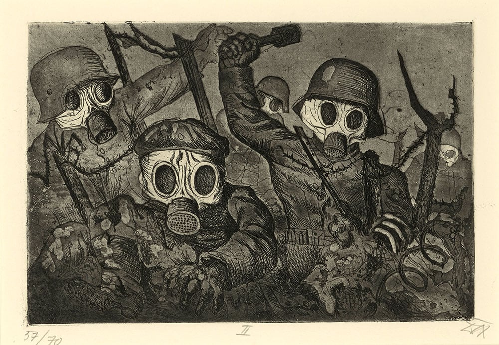 Otto Dix, The War (Der Krieg) (51 works). Courtesy of Bonhams.