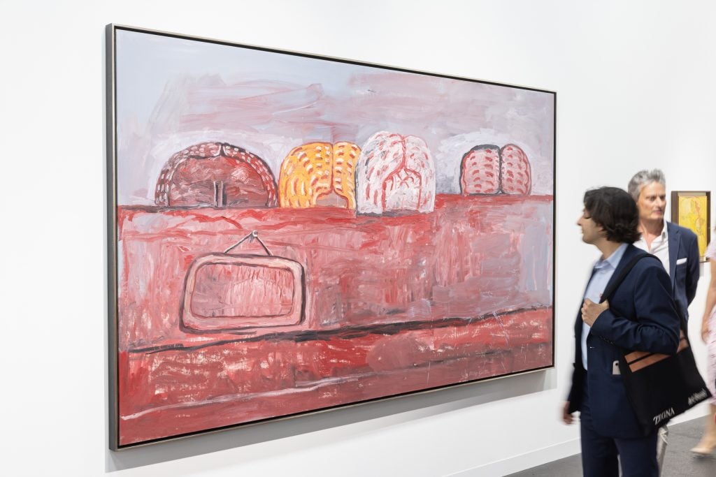Philip Guston at Hauser and Wirth, Art Basel. Courtesy of Art Basel.