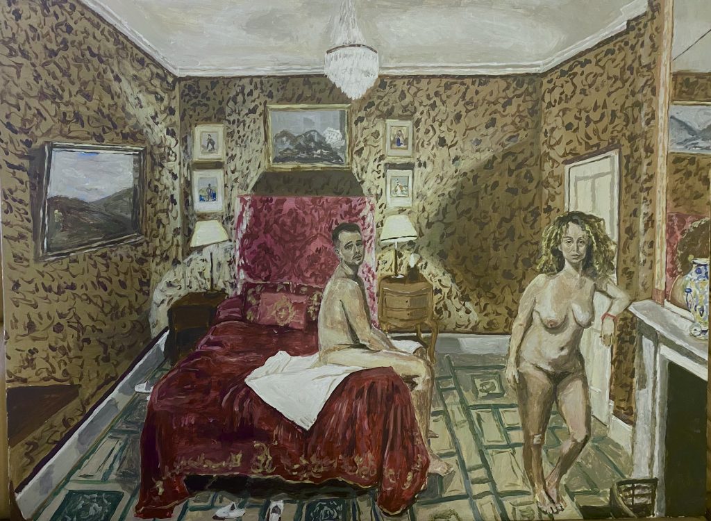 Polina Barskaya, Before Bed in London (2023). Courtesy of Monya Rowe Gallery.