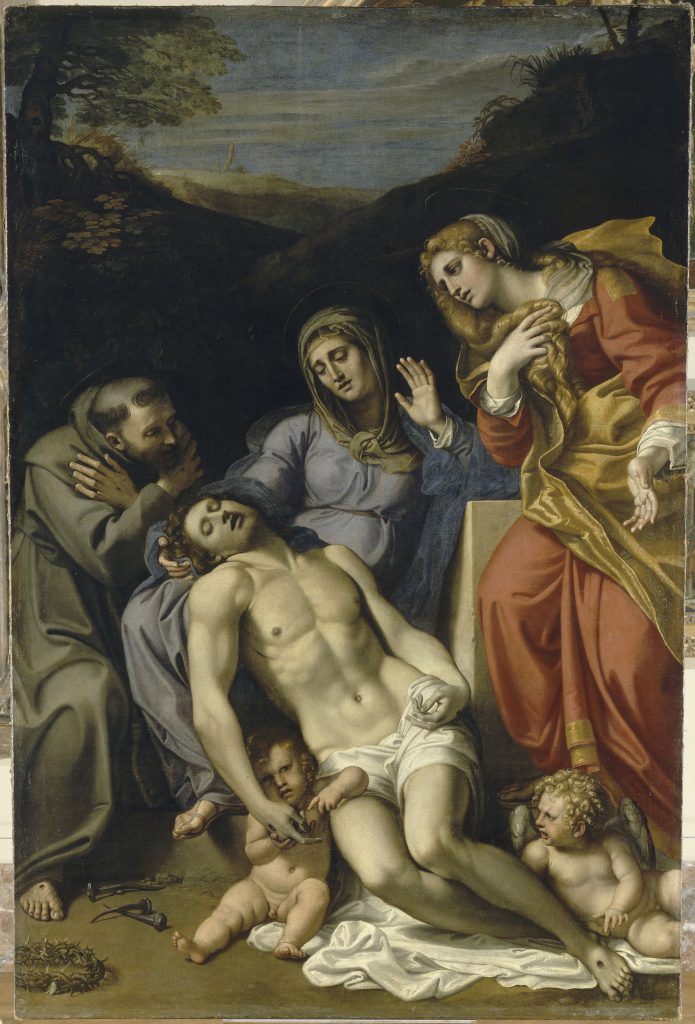 Annibale Carracci Pieta Louvre