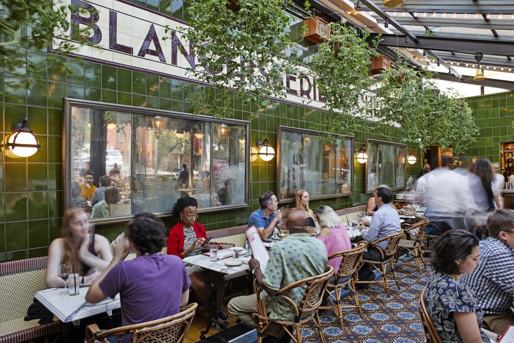 Inside the Paris-inspired restaurant Le Diplomate in Washington, DC. Photo by Tom McCorkle for the Washington Post via Getty Images.